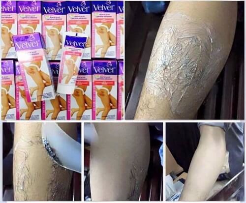 Kem tẩy lông Velvet sẽ giúp loại bỏ lông dễ dàng, không gây đau đớn hay dị ứng Kem tẩy lông Velvet sẽ giúp loại bỏ lông dễ dàng, không gây đau đớn hay dị ứng